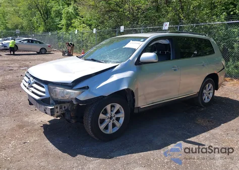 2012 Toyota Highlander Se V6 from USA, damaged, VIN 5TDBK3EH7CS093233